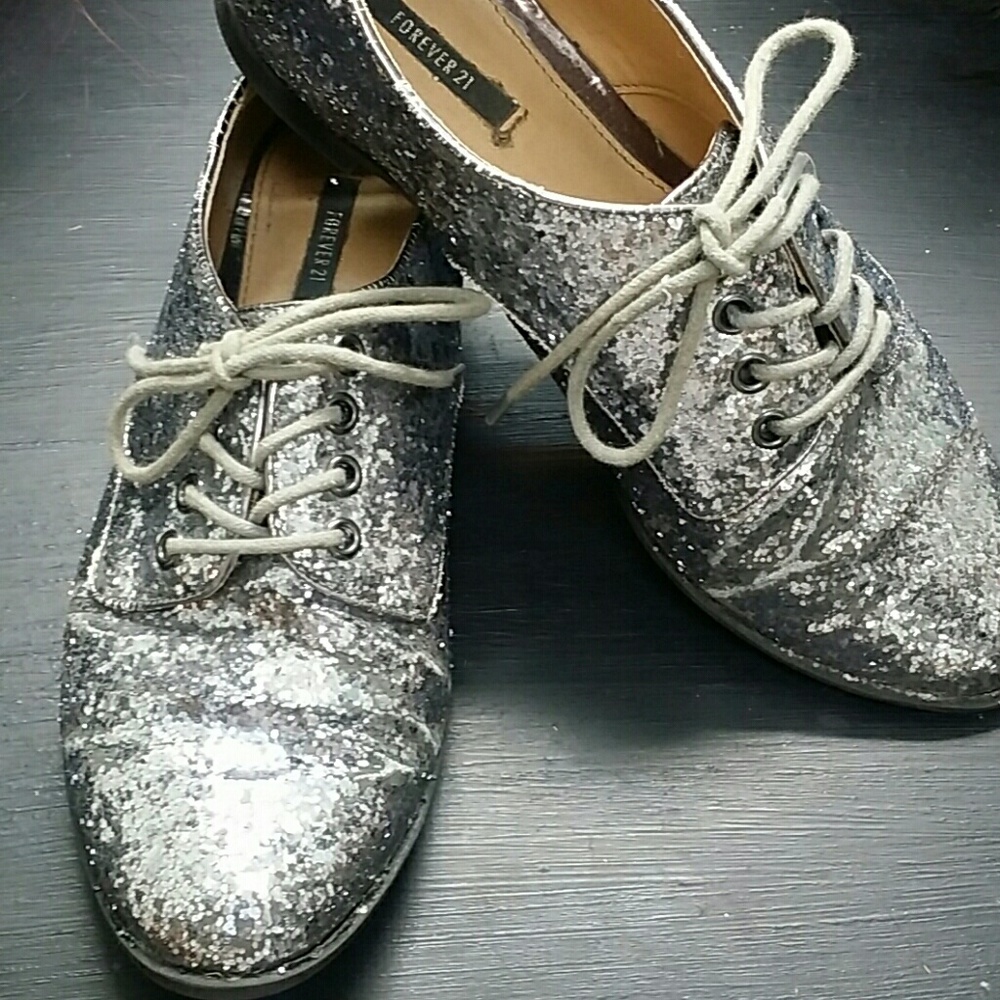 Forever 21 Sparkling Oxfords